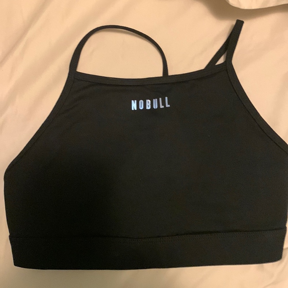 NWOT size medium black NoBull bra